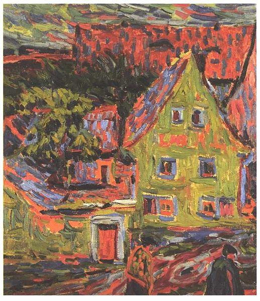 Ernst Ludwig Kirchner Green house china oil painting image